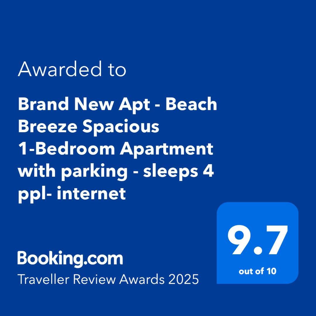 Brand New Apt - Beach Breeze Spacious 1-Bedroom Apartment With Parking - Sleeps 4 Ppl- Internet Bournemouth Luaran gambar